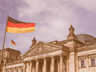 Image showing Reichstag Berlin vintage