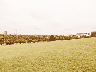 Image showing Primrose Hill London vintage