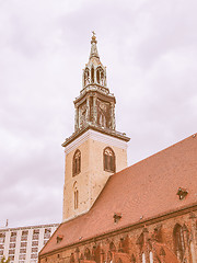 Image showing Marienkirche in Berlin vintage