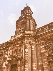 Image showing Kreuzkirche Dresden vintage