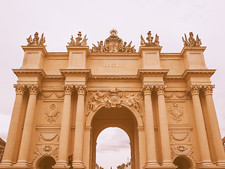 Image showing Brandenburger Tor in Potsdam Berlin vintage