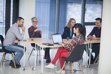 Image showing startup business team on meeting