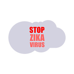 Image showing Zika Virus as a Danger Concept Art vector illustration