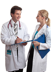 Image showing Doctors in discussion