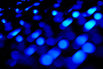 Image showing Abstract blue and black background.