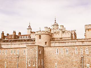 Image showing Tower of London vintage