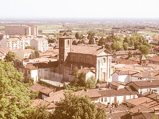 Image showing Turin panorama vintage