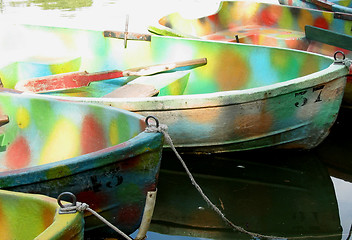 Image showing Color Boats