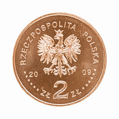 Image showing  Polish coin front vintage