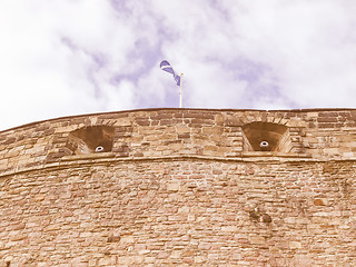 Image showing Scottish flag vintage