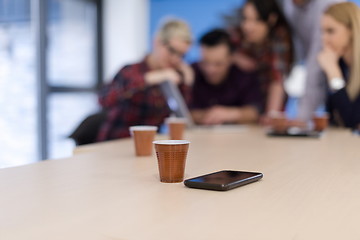 Image showing startup business team on meeting at modern office