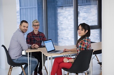 Image showing startup business team on meeting