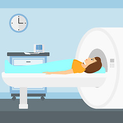 Image showing Magnetic resonance imaging.