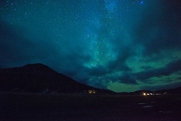 Image showing Night stars sky