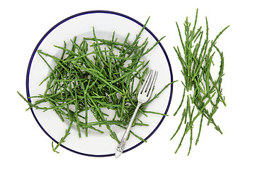 Image showing Samphire Vegetable Health Food 