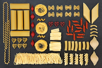 Image showing Dried Pasta Abstract Sampler