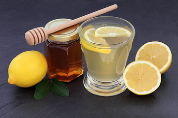 Image showing Honey and Lemon Drink