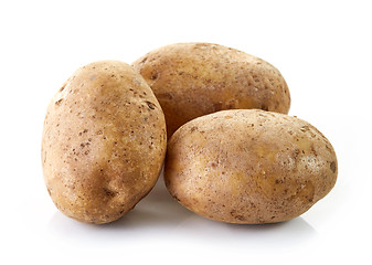 Image showing fresh raw potatoes