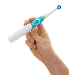 Image showing Electric toothbrush isolated