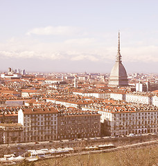 Image showing Turin view vintage