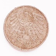 Image showing  5 Mark coin vintage