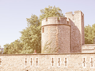 Image showing Tower of London vintage