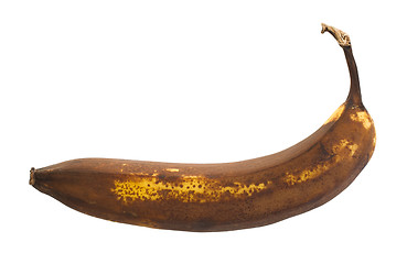 Image showing Over ripe banana, isolated