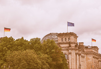 Image showing Reichstag Berlin vintage