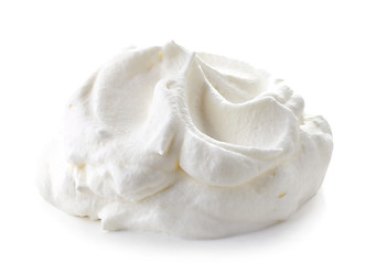 Image showing heap of whipped cream
