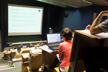 Image showing Audience in the lecture hall.