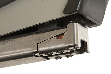 Image showing Close-up of an old rusty vintage stapler