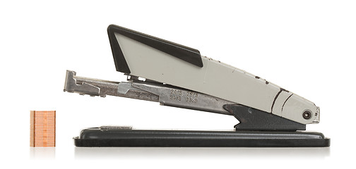 Image showing Close-up of an old rusty vintage stapler