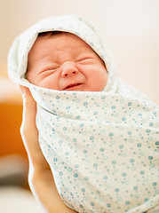 Image showing Portrait of Newborn Baby