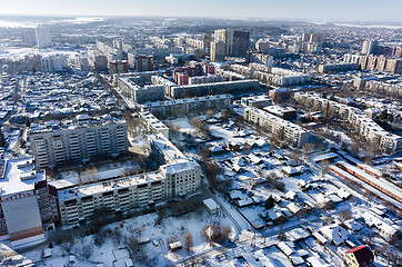 Image showing private houses and residential buildings. Tyumen