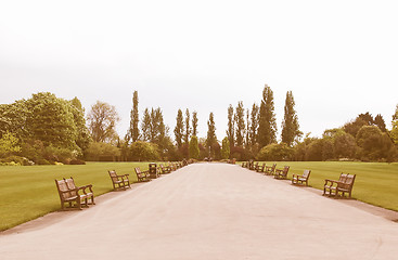 Image showing Urban Park vintage