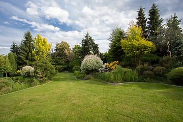 Image showing Beautiful spring garden design