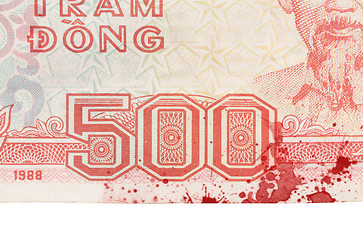 Image showing Old Vietnamese Dong, Vietnamese currency