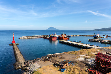 Image showing harbor in Kota Manado City, Indonesia