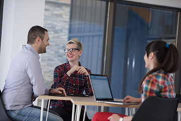 Image showing startup business team on meeting