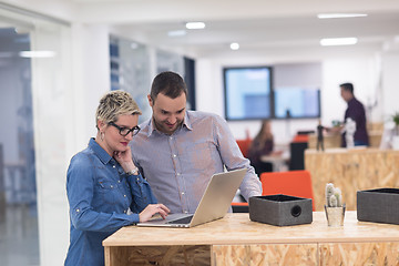 Image showing startup business team on meeting at modern office