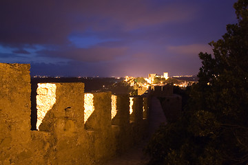 Image showing Fortress At Night