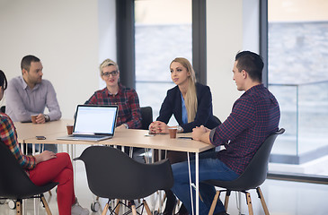 Image showing startup business team on meeting