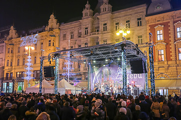 Image showing Main stage on Jelacic Square