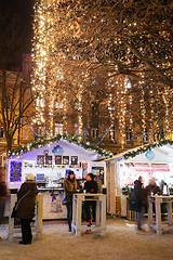 Image showing Food stands in King Tomislav Park