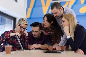 Image showing startup business team on meeting at modern office