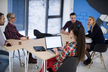 Image showing startup business team on meeting