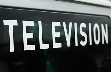 Image showing Television car.