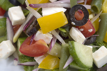 Image showing close-up of salad