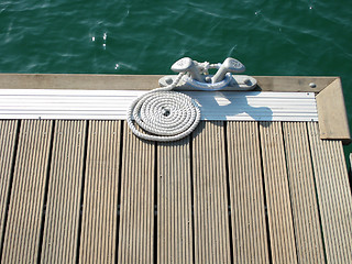 Image showing Docked rope 1