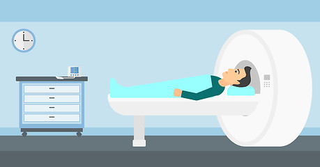 Image showing Magnetic resonance imaging.